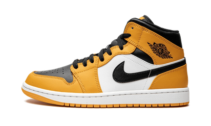 Air Jordan Air Jordan 1 Mid Taxi czarno-żółty - widok główny z boku | Saturaise.com