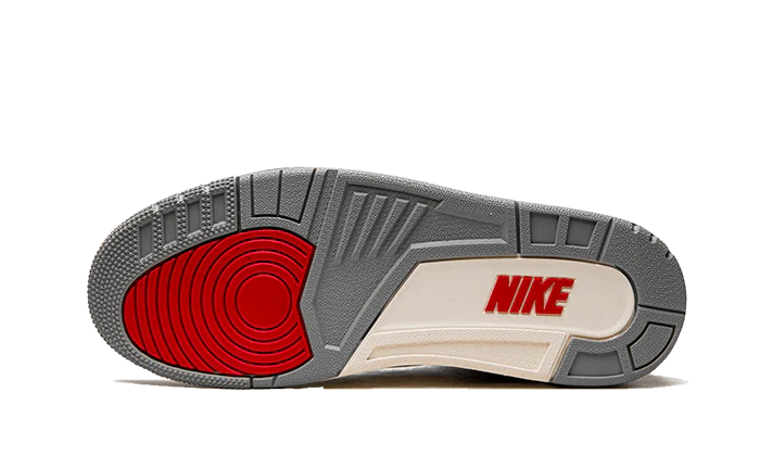 Buty Air Jordan Air Jordan 3 Retro White Cement Reimagined - widok z przodu - Rozmiary EU