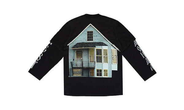 Kanye West DONDA 2 Layer L/S T-shirt Black - Kanye West DONDA 2 Layer L/S T-shirt Black - widok z drugiego boku - Premium Quality