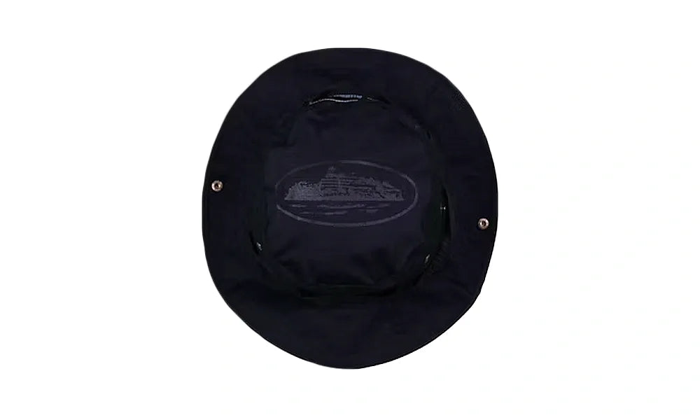 Kapelusz bucket Corteiz Alcatraz Triple Black