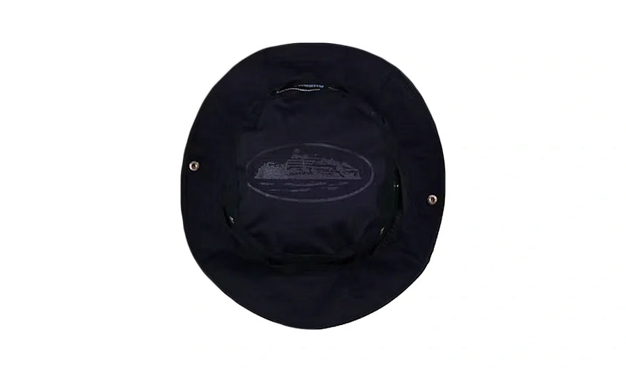 Kapelusz bucket Corteiz Alcatraz Triple Black