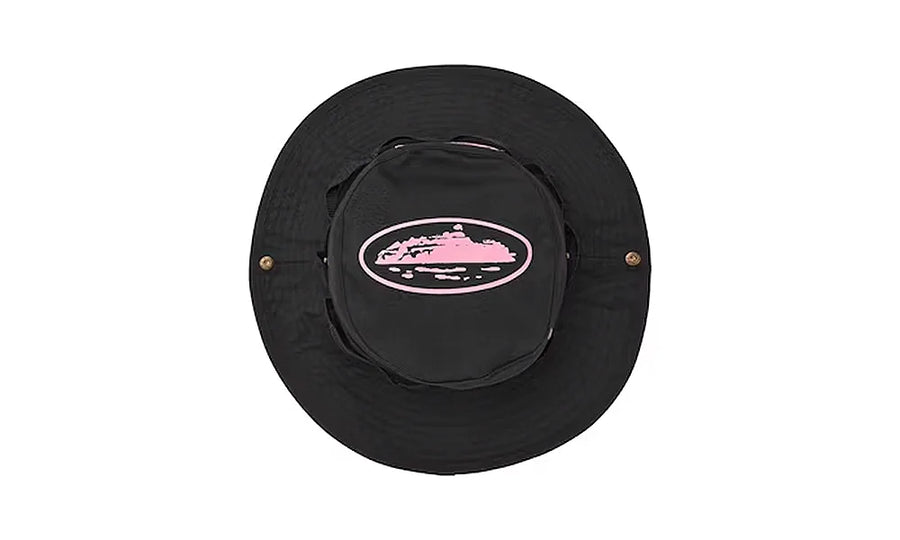 Kapelusz bucket Corteiz Guerillaz Black/Pink