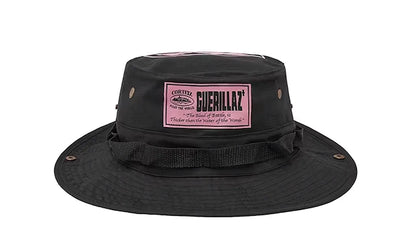 Kapelusz bucket Corteiz Guerillaz Black/Pink - zdjęcie 2