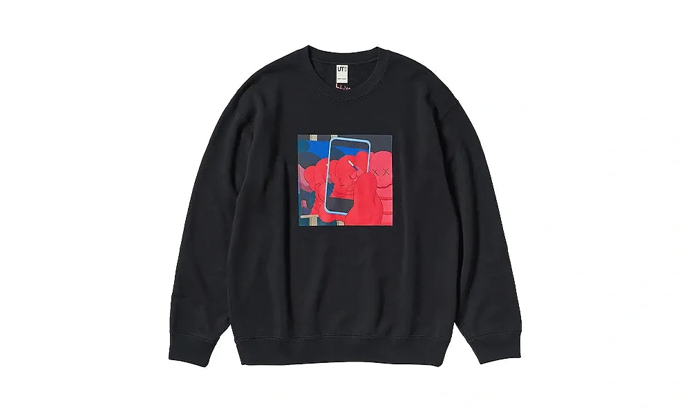 KAWS x Uniqlo Warhol Graphic 476119 Sweatshirt Black