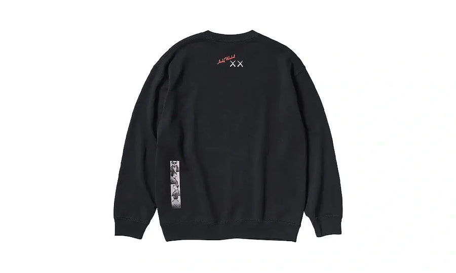 KAWS x Uniqlo Warhol Graphic 476119 Sweatshirt Black - zdjęcie 2