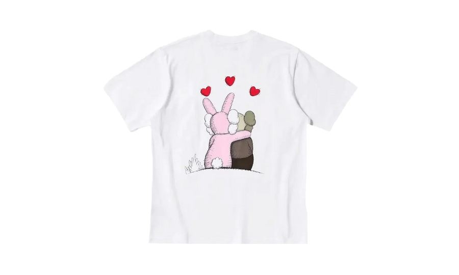KAWS x Uniqlo Warhol UT Graphic 476350 T-shirt White - widok główny z boku - Kolekcjonerska figurka