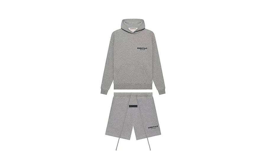 Komplet Bluza + Spodenki Fear of God Essentials Dark Oatmeal Ss22