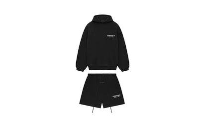 Komplet Bluza + Spodenki Fear of God Essentials Jet Black Fw24