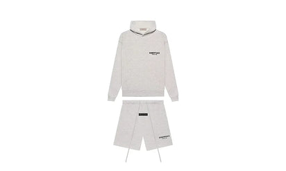 Komplet Bluza + Spodenki Fear of God Essentials Set Light Oatmeal Ss22