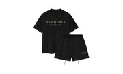 Komplet Fear of God Essentials Classic Jet Black SS25 Summer Set