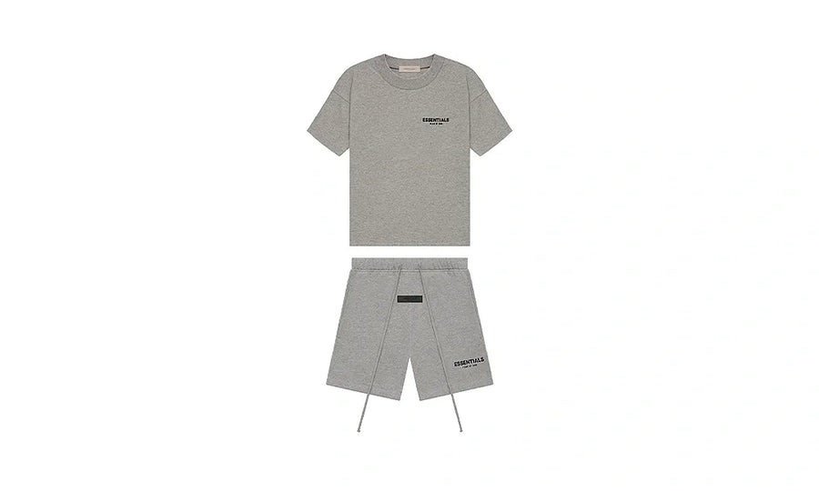 Komplet Fear of God Essentials Dark Oatmeal Summer Set