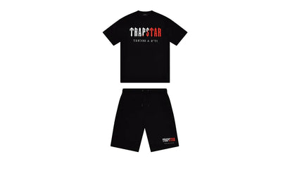 Komplet Set Trapstar Decoded Chenille Black/Red