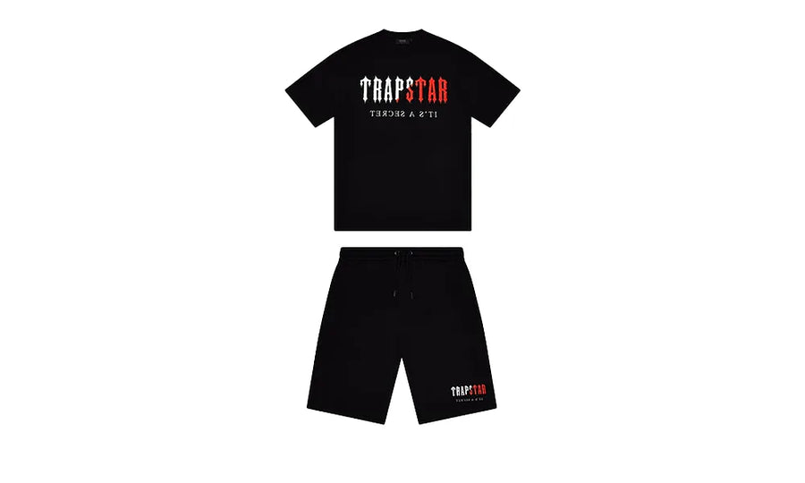 Komplet Set Trapstar Decoded Chenille Black/Red