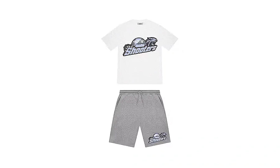 Komplet Trapstar Shooters Shorts Set White/Ice 2.0