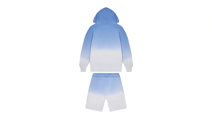 Komplet z krótkimi spodenkami Set Trapstar Arch Irongate Gradient Blue - zdjęcie 2