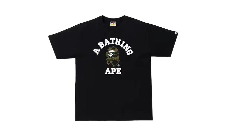 Koszulka BAPE 1st Camo College Black/Green
