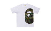 Koszulka BAPE 1st Camo Side Big Ape Head White/Green