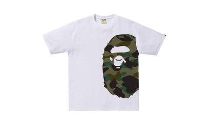 Koszulka BAPE 1st Camo Side Big Ape Head White/Green