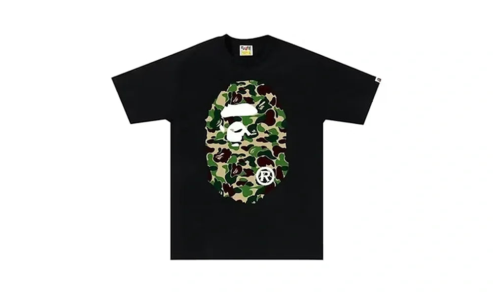Koszulka BAPE ABC Camo Big Ape Head Tee Black Green