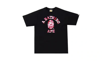 Koszulka BAPE ABC Camo College (SS21) Black/Pink