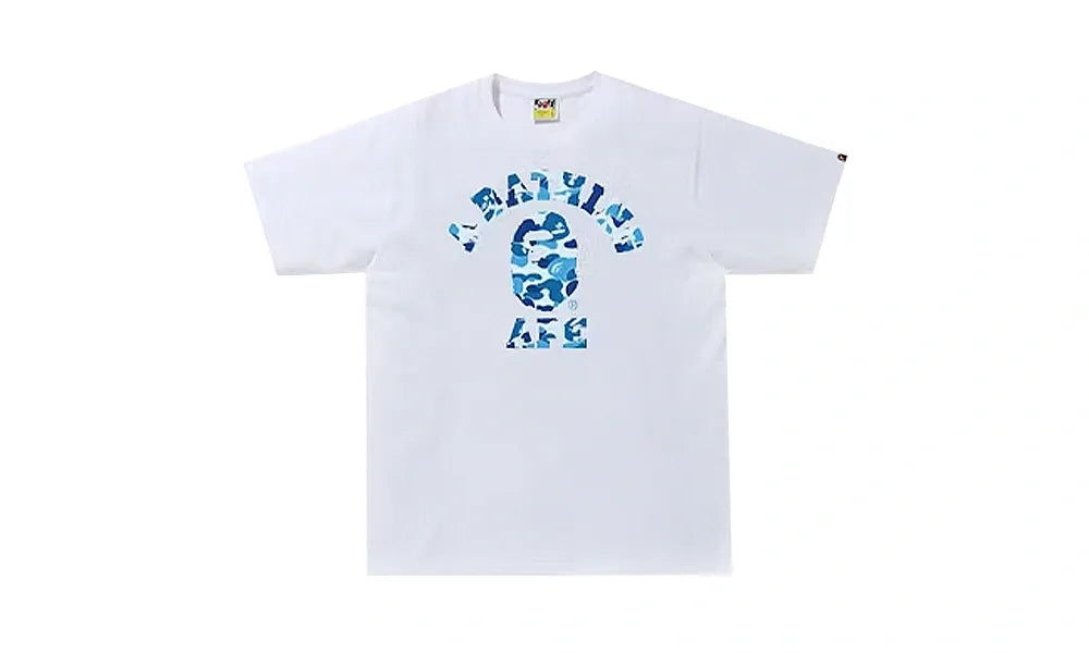 Koszulka BAPE ABC Camo College (SS21) White/Blue