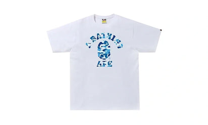 Koszulka BAPE ABC Camo College (SS21) White/Blue