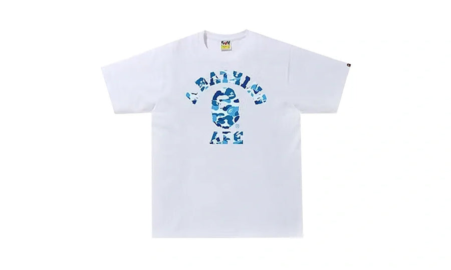 Koszulka BAPE ABC Camo College (SS21) White/Blue