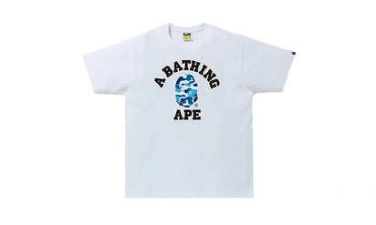 Koszulka BAPE ABC Camo College White/Blue