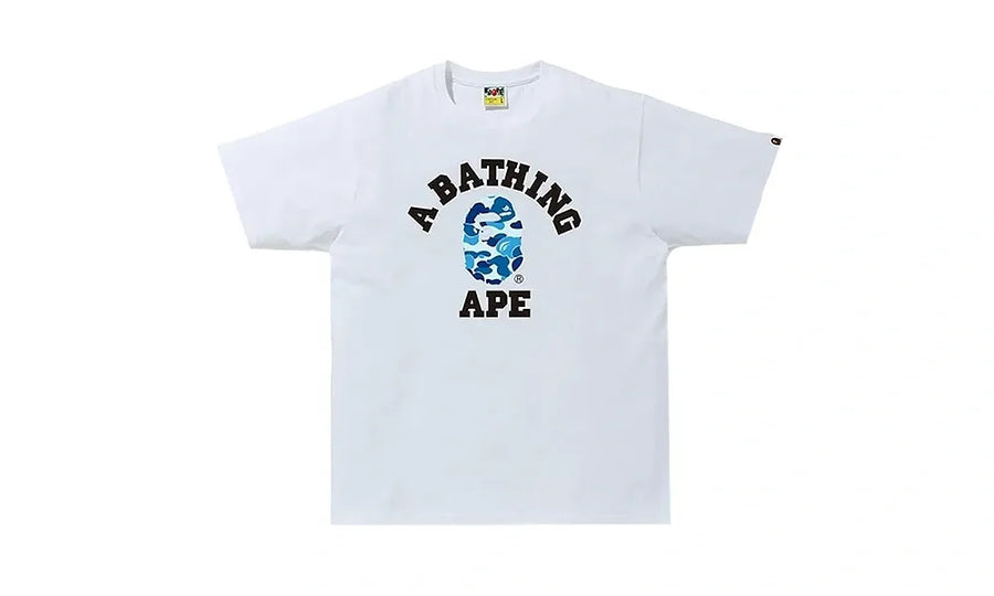 Koszulka BAPE ABC Camo College White/Blue