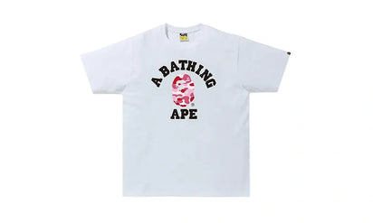 Koszulka BAPE ABC Camo College White/Pink