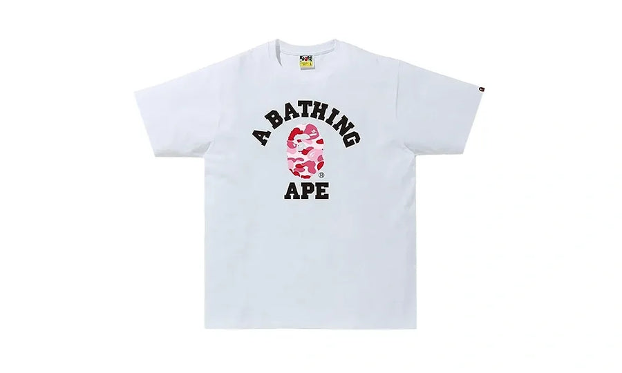 Koszulka BAPE ABC Camo College White/Pink