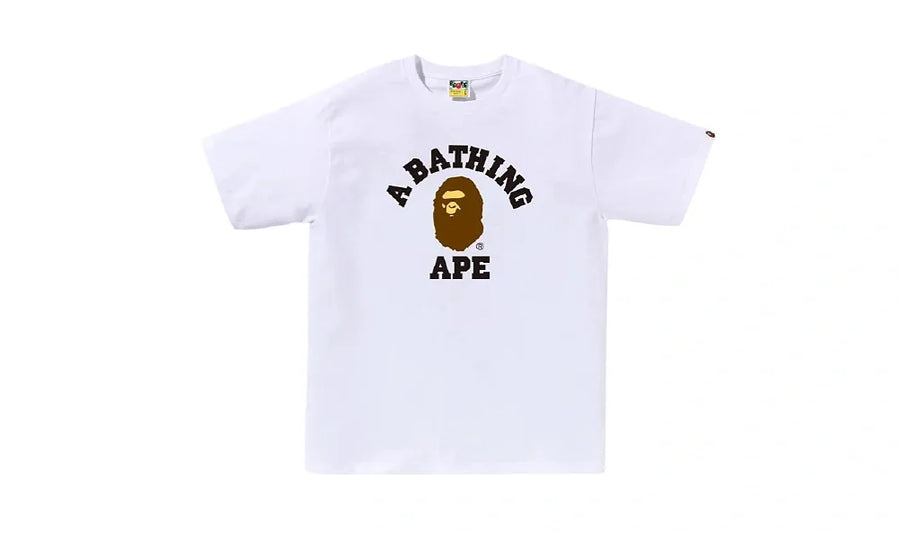 Koszulka Bape College White