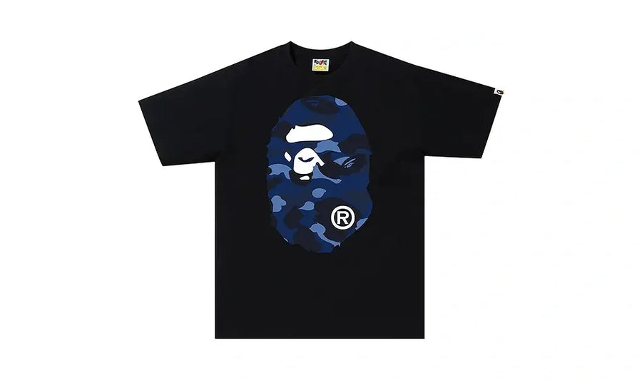 Koszulka BAPE Color Camo Big Ape Head Tee Black Navy