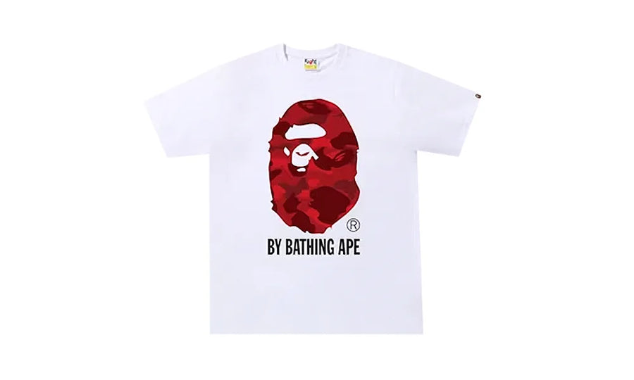 Koszulka BAPE Color Camo By Bathing Ape (FW22) White Red