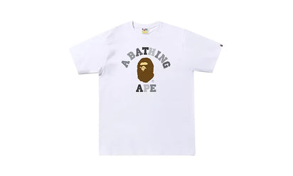 Koszulka BAPE Colors College (SS23) White Grey
