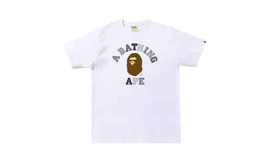 Koszulka BAPE Colors College (SS23) White Grey