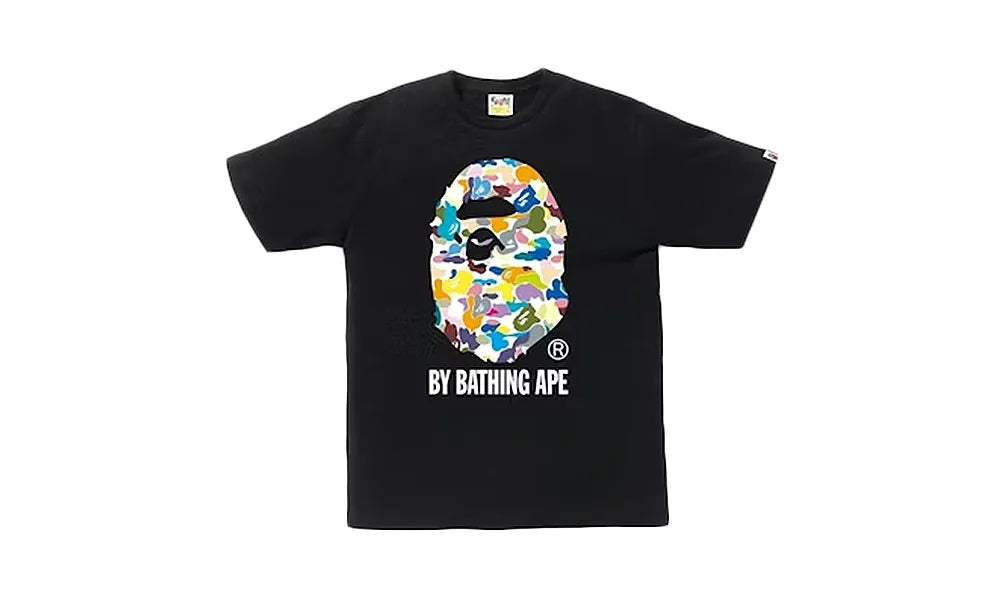 Koszulka BAPE Multi Camo By Bathing Tee Black/ Multi Color