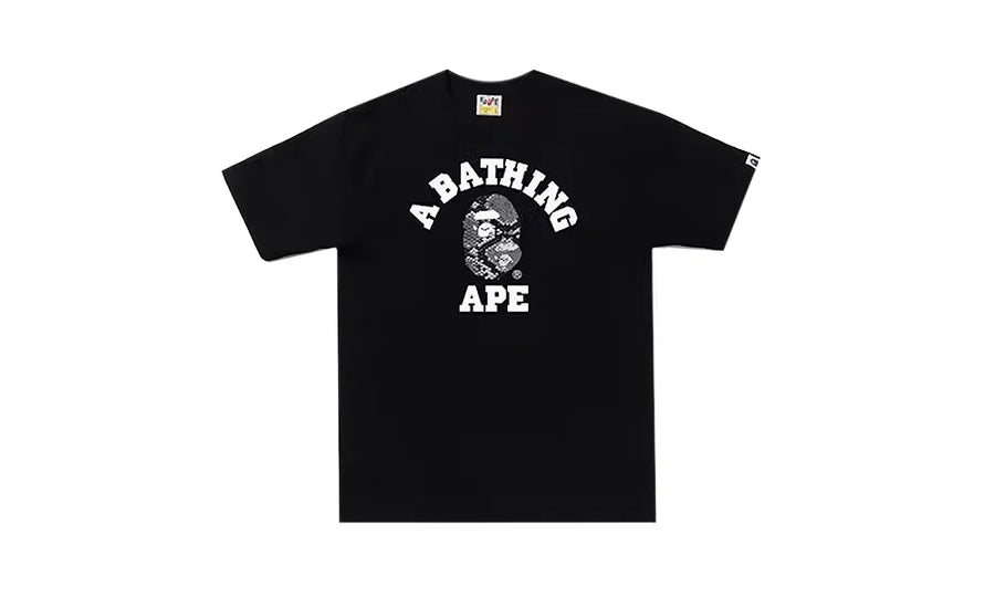 Koszulka BAPE Snake College Black Gray
