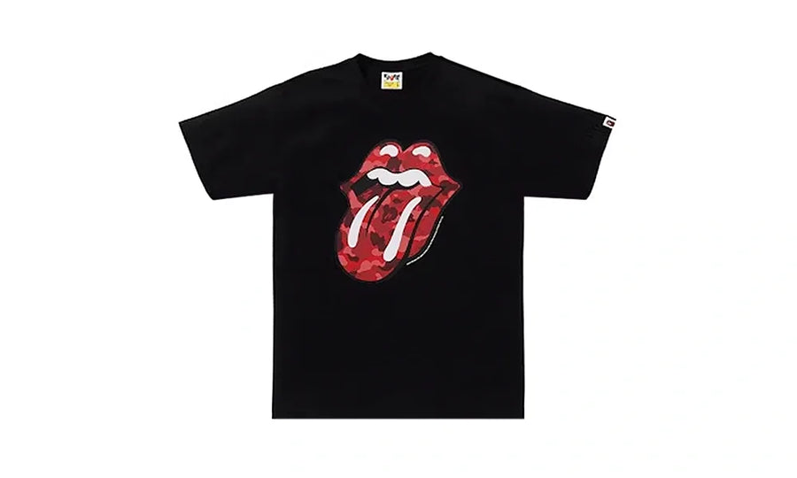 Koszulka BAPE x Rolling Stones Black