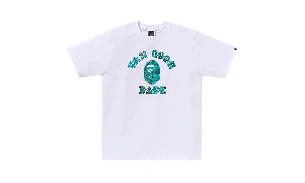 Koszulka BAPE x Van Gogh Museum College White