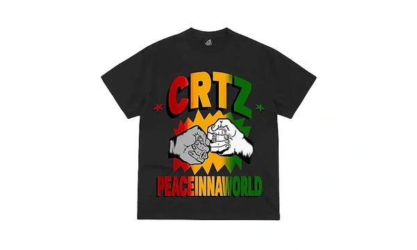 Koszulka Corteiz PeaceInnaWorld Black Black