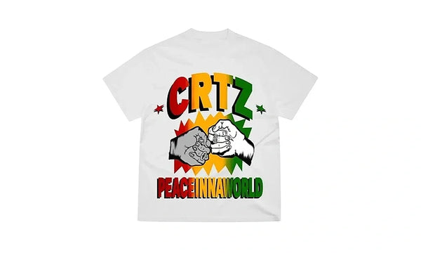 Koszulka Corteiz PeaceInnaWorld Black White