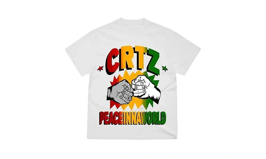 Koszulka Corteiz PeaceInnaWorld Black White