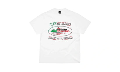 Koszulka Corteiz x Denim Tears Cortears OG Alcatraz Tee White