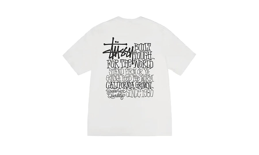 Koszulka Stussy California Grown Pigment Dyed White