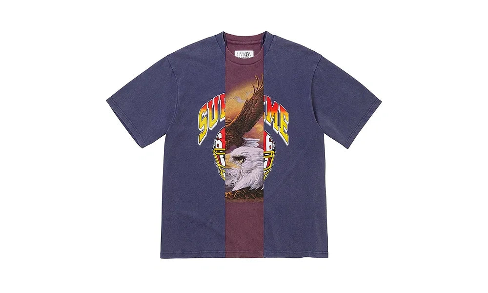 Koszulka Supreme MM6 Maison Margiela Split S/S Top Navy