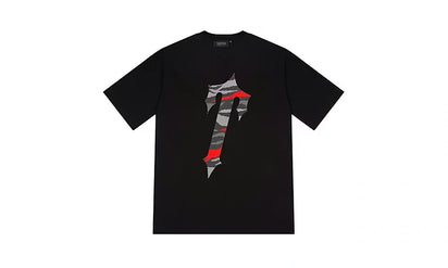 Koszulka Trapstar Decoded All Terrain Black/Red Camo