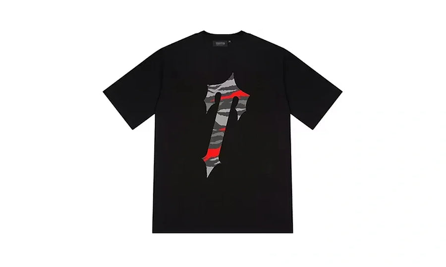 Koszulka Trapstar Decoded All Terrain Black/Red Camo