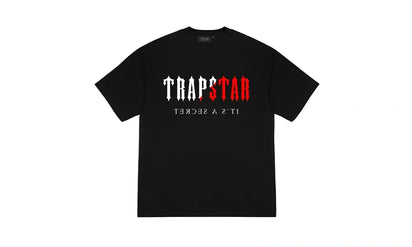 Koszulka Trapstar Decoded Black/Red Gradient