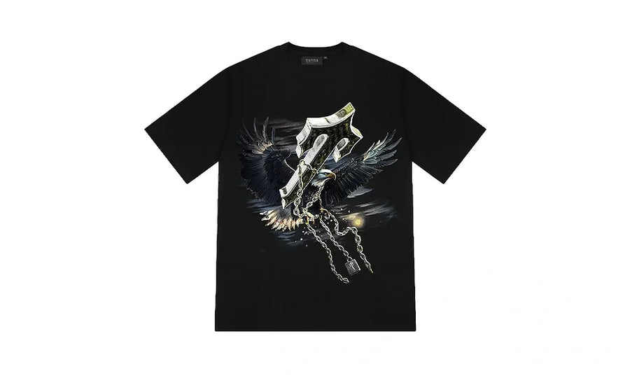 Koszulka Trapstar Eagle Irongate T Print Tee Black